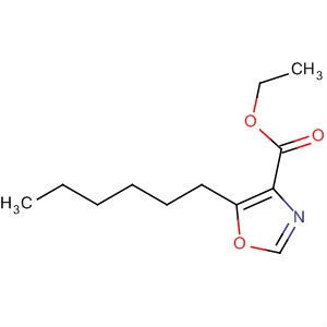 5-己基噁唑-4-羧酸乙酯結(jié)構(gòu)式_73252-25-2結(jié)構(gòu)式