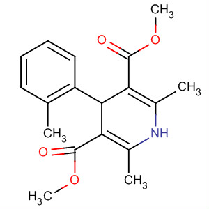 Dimethyl 2,6-dimethyl-4-o-tolyl-1,4-dihydropyridine-3,5-dicarboxylate Structure,73257-44-0Structure