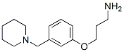 N-[3-[3-(1-Piperidinylmethyl)phenoxy]propyl]amine Structure,73278-98-5Structure