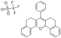 7-Phenyl-5,6,8,9-tetrahydrodibenzo[c,h]xanthylium trifluoromethanesulfonate Structure,73377-38-5Structure