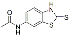 Acetamide, n-(2,3-dihydro-2-thioxo-6-benzothiazolyl)- Structure,7340-70-7Structure