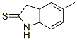 5-Methyl-1,3-dihydro-indole-2-thione Structure,73424-97-2Structure