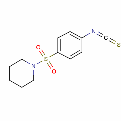 1-[(4-異硫代氰?；交?磺?；鵠哌啶結(jié)構(gòu)式_7356-55-0結(jié)構(gòu)式