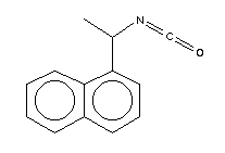 (S)-(+)-1-(1-萘)異氰酸乙酯結(jié)構(gòu)式_73671-79-1結(jié)構(gòu)式