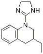 Quinoline, 1-(4,5-dihydro-1h-imidazol-2-yl)-3-ethyl-1,2,3,4-tetrahydro- (9ci) Structure,736893-14-4Structure