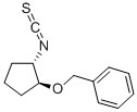 (1S,2S)-(+)-2－芐氧基環(huán)戊基硫代異氰酸酯結(jié)構(gòu)式_737000-91-8結(jié)構(gòu)式