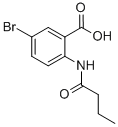 5-Bromo-2-butyramidobenzoic acid Structure,73721-76-3Structure