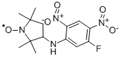 3-(5-Fluoro-2,4-dinitroanilino)-2,2,5,5,-tetramethyl-1-pyrrolidinyloxy Structure,73784-45-9Structure