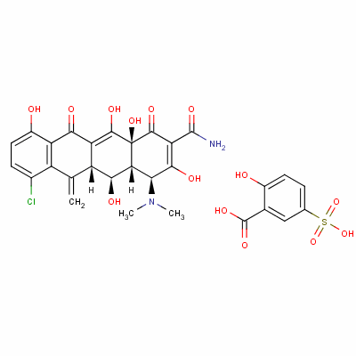 Meclocycline sulfosalicylate salt Structure,73816-42-9Structure