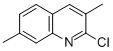 2-Chloro-3,7-dimethylquinoline Structure,73863-46-4Structure