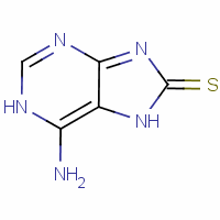 6-Aminopurine-8(9H)-thione Structure,7390-62-7Structure