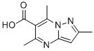 2,5,7-Trimethylpyrazolo[1,5-a]pyrimidine-6-carboxylic acid Structure,739364-96-6Structure