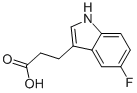 3-(5-Fluoro-1h-indol-3-yl)propanoic acid Structure,7394-78-7Structure