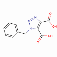 1-Benzyl-1,2,3-triazole-4,5-dicarboxylic acid Structure,73953-89-6Structure