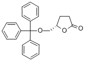 (S)-(+)-γ-三苯甲游基氧基甲基-γ-丁內(nèi)酯結(jié)構(gòu)式_73968-62-4結(jié)構(gòu)式