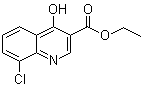 8-Chloro-4-hydroxy-3-quinolinecarboxylic acid ethyl ester Structure,73987-37-8Structure