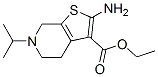 2-Amino-6-isopropyl-4,5,6,7-tetrahydro-thieno-[2,3-c]pyridine-3-carboxylic acid ethyl ester Structure,74022-33-6Structure