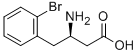 Benzenebutanoic acid, β-amino-2-bromo-, (βR)- Structure,740792-12-5Structure