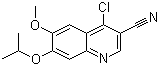 4-Chloro-7-isopropoxy-6-methoxy-quinoline-3-carbonitrile Structure,741276-43-7Structure