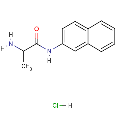 Dl-alanine-beta-naphthylamide hydrochloride Structure,74144-49-3Structure