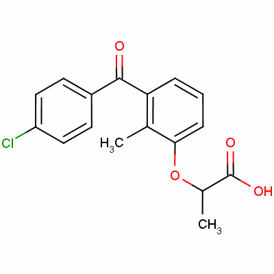 氯米洛芬結(jié)構(gòu)式_74168-08-4結(jié)構(gòu)式