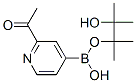 2-Acetylpyridine-4-boronic acid pinacol ester Structure,741709-58-0Structure