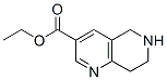 5,6,7,8-Tetrahydro-[1,6]naphthyridine-3-carboxylic acid ethyl ester Structure,741736-93-6Structure