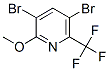 3,5-Dibromo-2-methoxy-6-trifluoromethyl-pyridine Structure,741737-01-9Structure