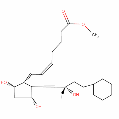 Alfaprostol Structure,74176-31-1Structure