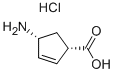 (1S,4r)-4-氨基環(huán)戊烯-2-羧酸鹽酸鹽結(jié)構(gòu)式_74201-87-9結(jié)構(gòu)式