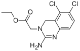 2-Amino-5,6-dichloro-3(4h)-quinazolineacetic acid ethyl ester Structure,742010-46-4Structure