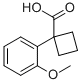 1-(2-Methoxyphenyl)cyclobutanecarboxylic acid Structure,74205-38-2Structure