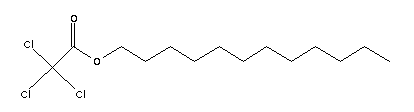 Acetic acid,2,2,2-trichloro-, dodecyl ester Structure,74339-50-7Structure