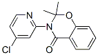 4H-1,3-benzoxazin-4-one, 3-(4-chloro-2-pyridinyl)-2,3-dihydro-2,2-dimethyl- Structure,74405-00-8Structure