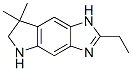 Pyrrolo[2,3-f]benzimidazole, 2-ethyl-1,5,6,7-tetrahydro-7,7-dimethyl- (9ci) Structure,744165-60-4Structure