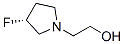 1-Pyrrolidineethanol,3-fluoro-,(3r)-(9ci) Structure,744207-73-6Structure