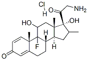 21-Amino-9-fluoro-11,17-dihydroxy-16-methylpregna-1,4-diene-3,20-dione hydrochloride Structure,744254-10-2Structure