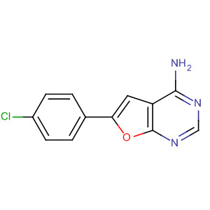 6-(4-Chlorophenyl)-furo[2,3-d]pyrimidin-4-amine Structure,744255-24-1Structure