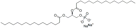 L-α-Phosphatidic acid dipalmitoyl disodium salt Structure,74427-52-4Structure