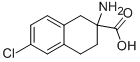 2-Amino-6-chloro-1,2,3,4-tetrahydro-naphthalene-2-carboxylic acid Structure,74444-73-8Structure