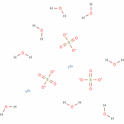 硫酸釔結構式_7446-33-5結構式