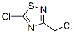 5-Chloro-3-(chloromethyl)-1,2,4-thiadiazole Structure,74461-64-6Structure