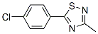 5-(4-Chlorophenyl)-3-methyl-1,2,4-thiadiazole Structure,74466-94-7Structure