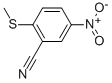 2-Methylthio-5-nitrobenzonitrile Structure,74631-35-9Structure