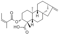 Ent-3β-angeloyloxykaur-16-en-19-oic acid Structure,74635-61-3Structure