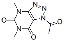 1H-1,2,3-triazolo[4,5-d]pyrimidine-5,7(4h,6h)-dione, 1-acetyl-4,6-dimethyl- Structure,7464-71-3Structure