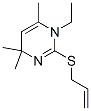 Pyrimidine, 1-ethyl-1,4-dihydro-4,4,6-trimethyl-2-(2-propenylthio)- (9ci) Structure,746546-24-7Structure