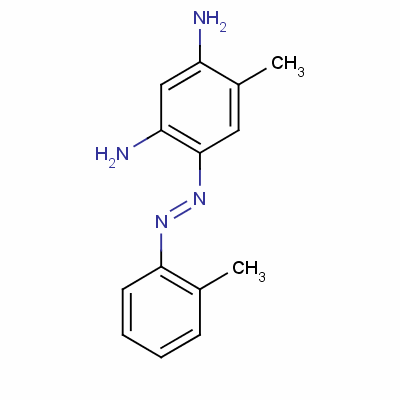 4-Methyl-6-((2-methylphenyl)azo)-1,3-benzenediamine Structure,7467-29-0Structure