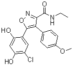 5-(5-Chloro-2,4-dihydroxyphenyl)-n-ethyl-4-(4-methoxyphenyl)isoxazole-3-carboxamide Structure,747413-08-7Structure