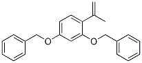 (((4-(Prop-1-en-2-yl)-1,3-phenylene)bis(oxy))bis(methylene))dibenzene Structure,747414-16-0Structure